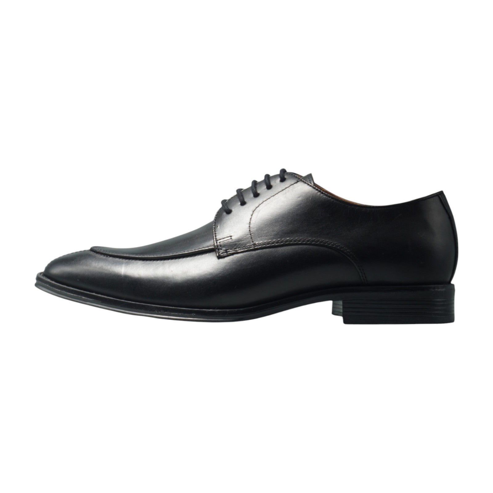 Semi long toe Derby U Tip Black