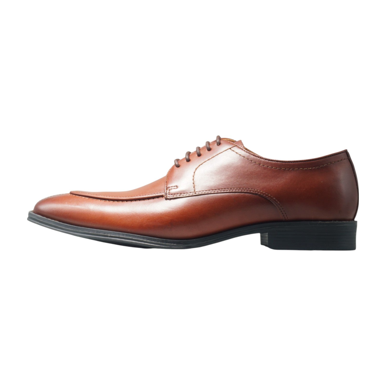 Semi long toe Derby U Tip brown