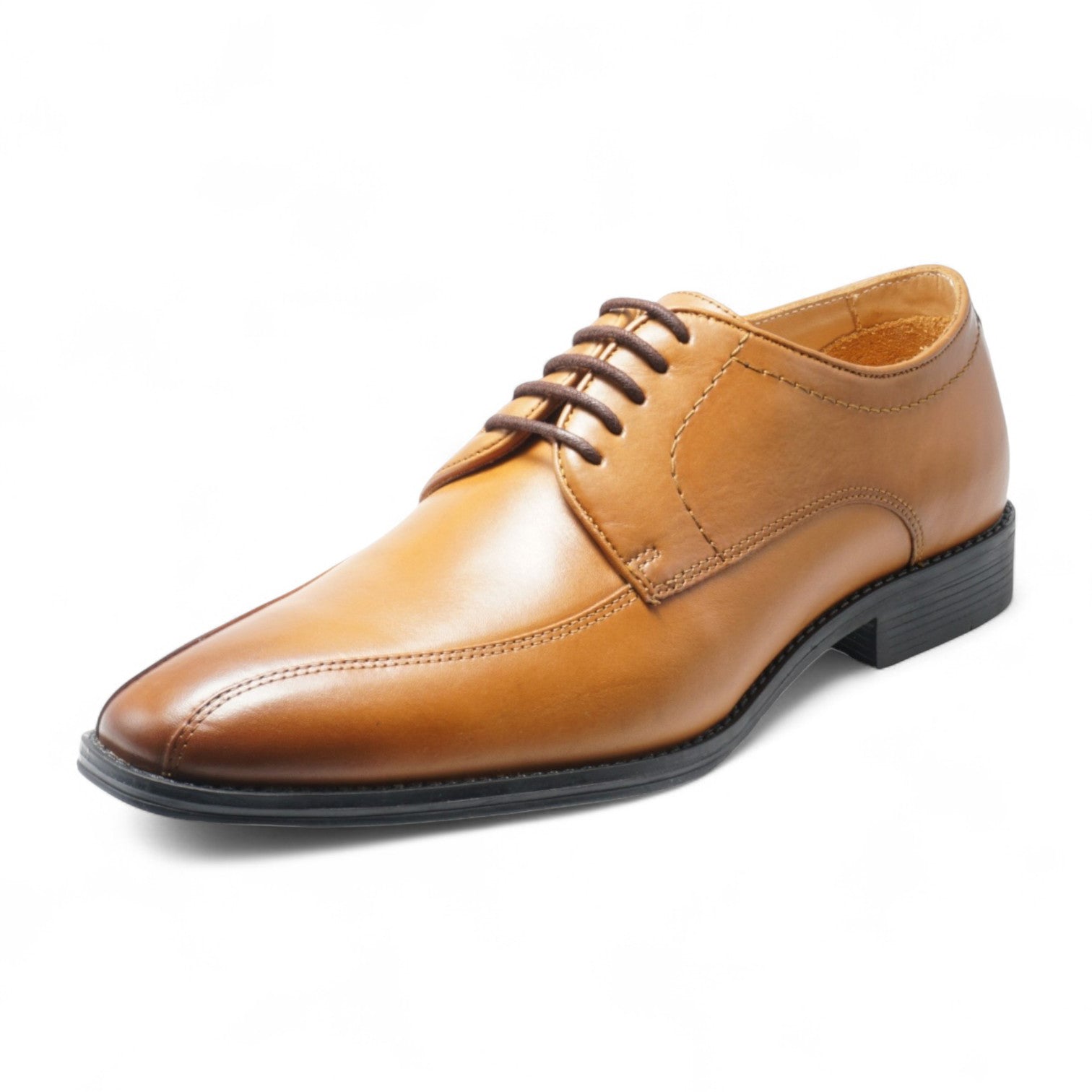Semi long toe Derby Swirl mocca tan