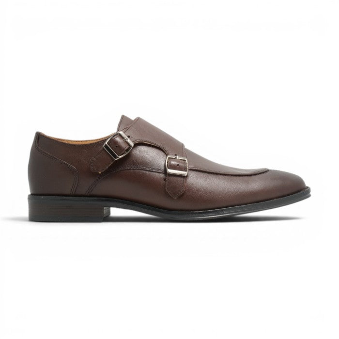 Semi long toe Doublemonk U Tip darkbrown