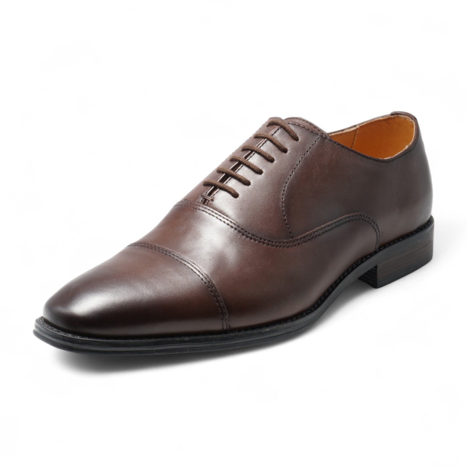 Semi long toe Oxford Straight Tip darkbrown