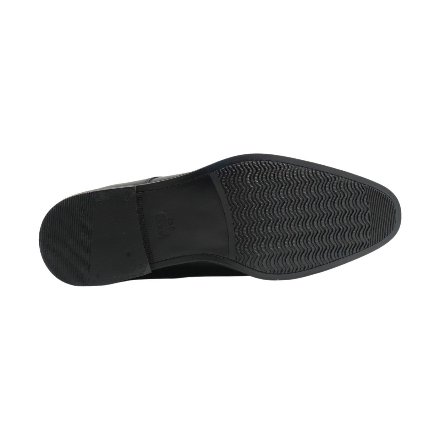 Semi long toe Oxford Straight Tip Black-British Style