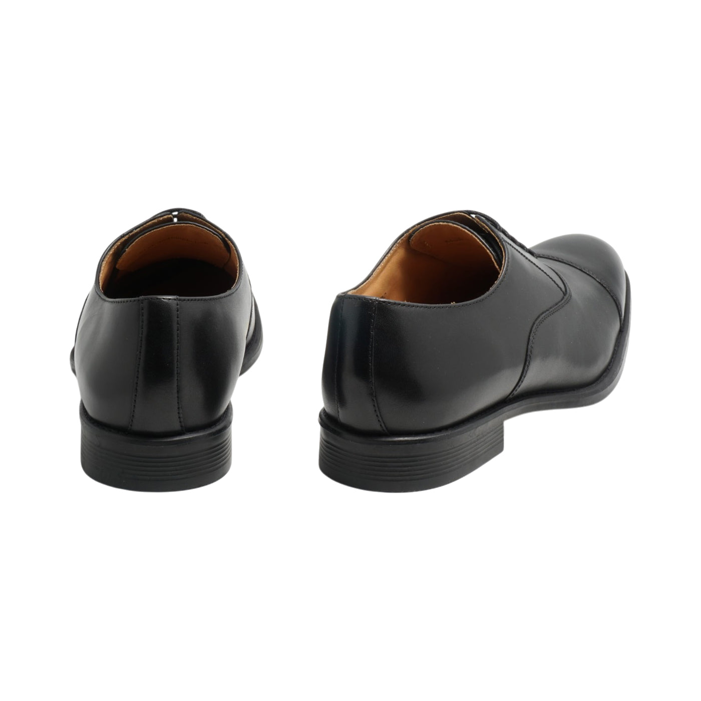 Semi long toe Oxford Straight Tip Black-British Style