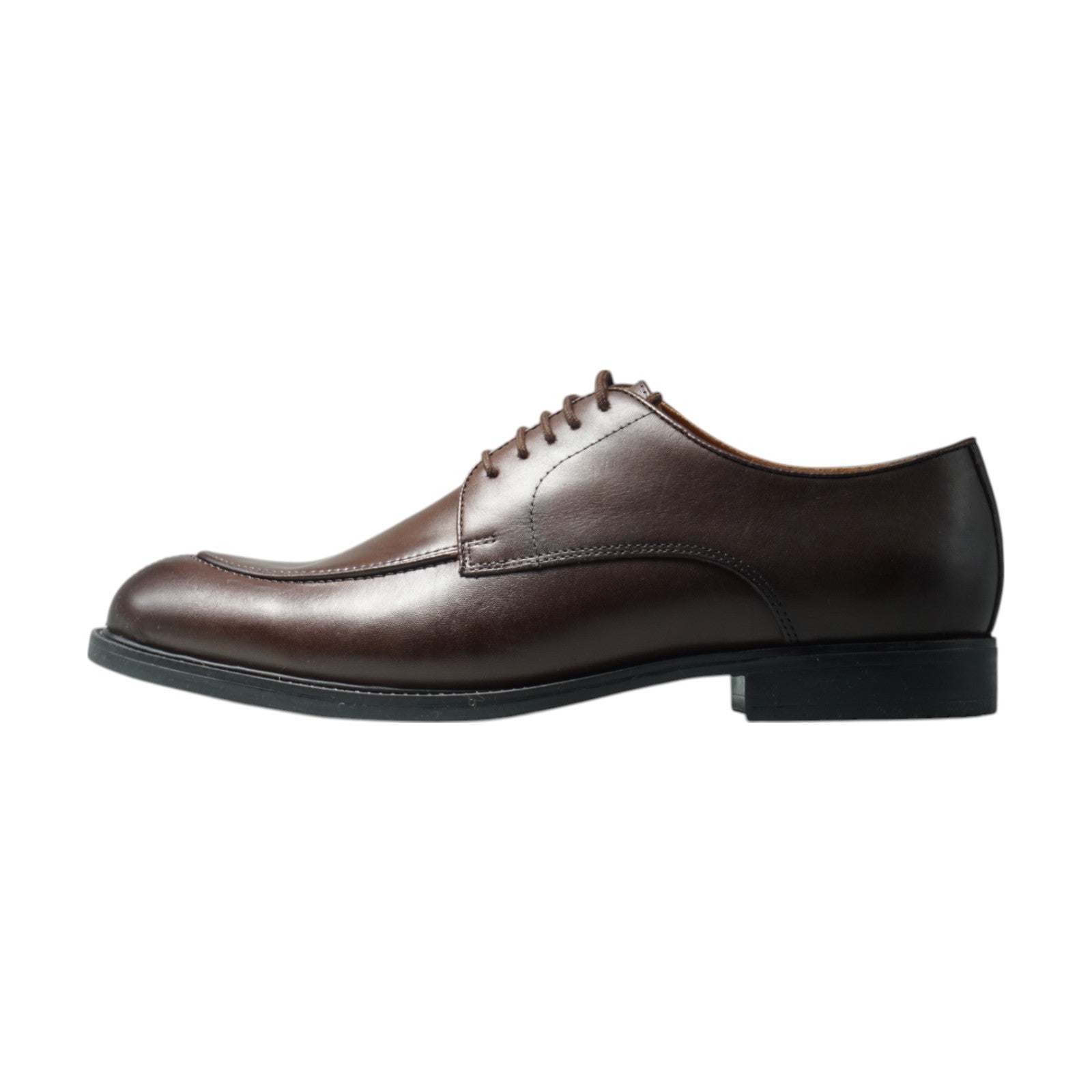 Round toe Derby U Tip dbrown