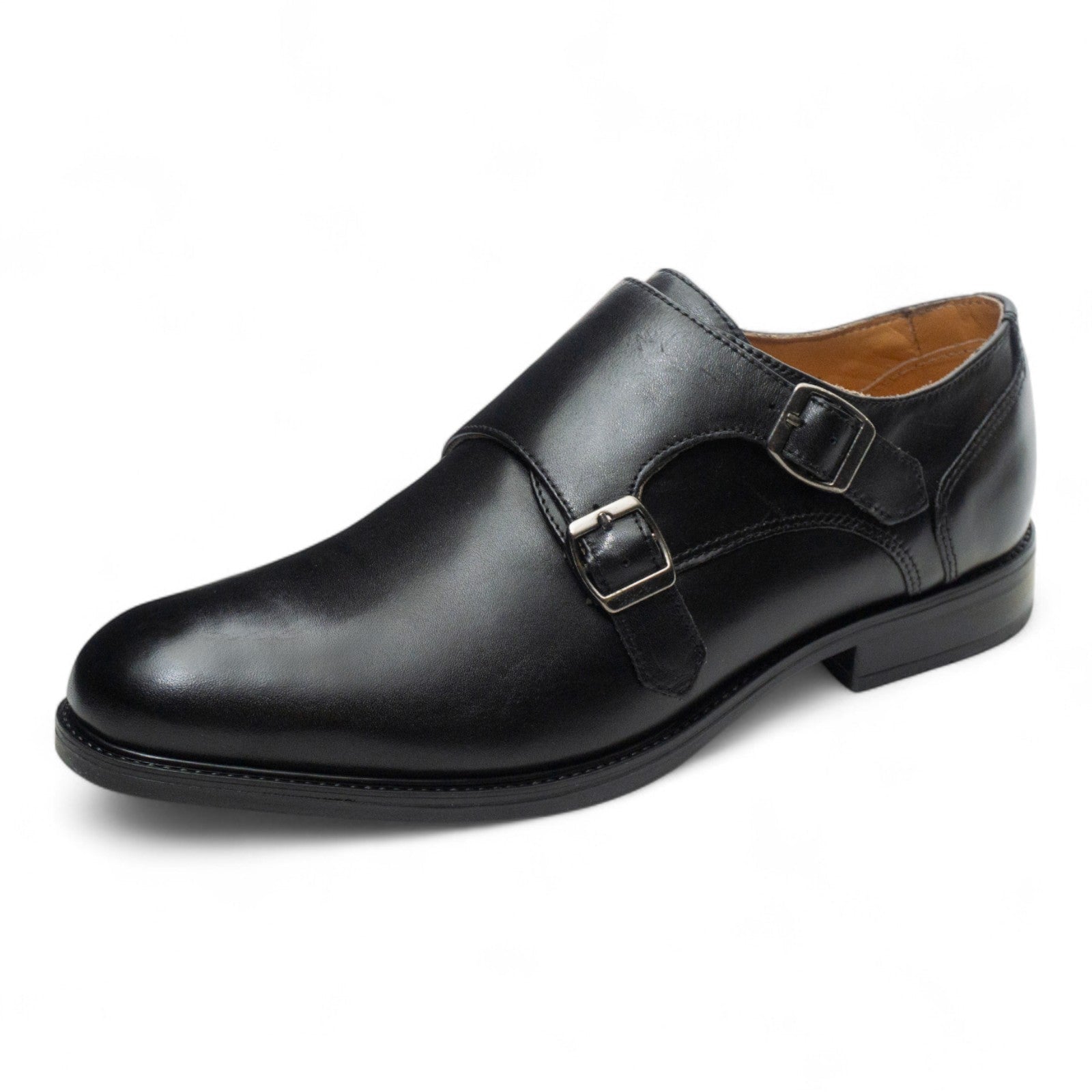 【送料無料】　ストレイヴ・トゥ・ダークネス：ディーモンプリンス Round toe Doublemonk Plane Toe Black