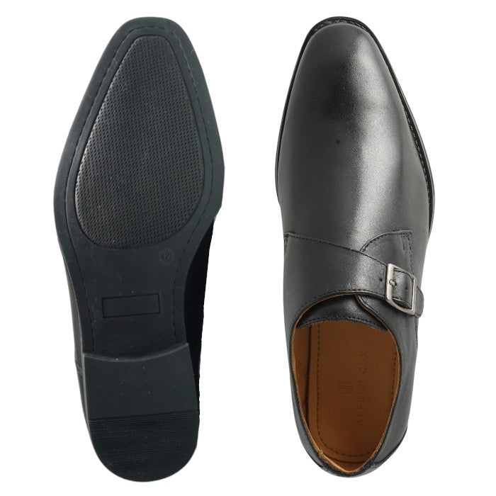 Semi long toe Singlemonk Plane Toe Black