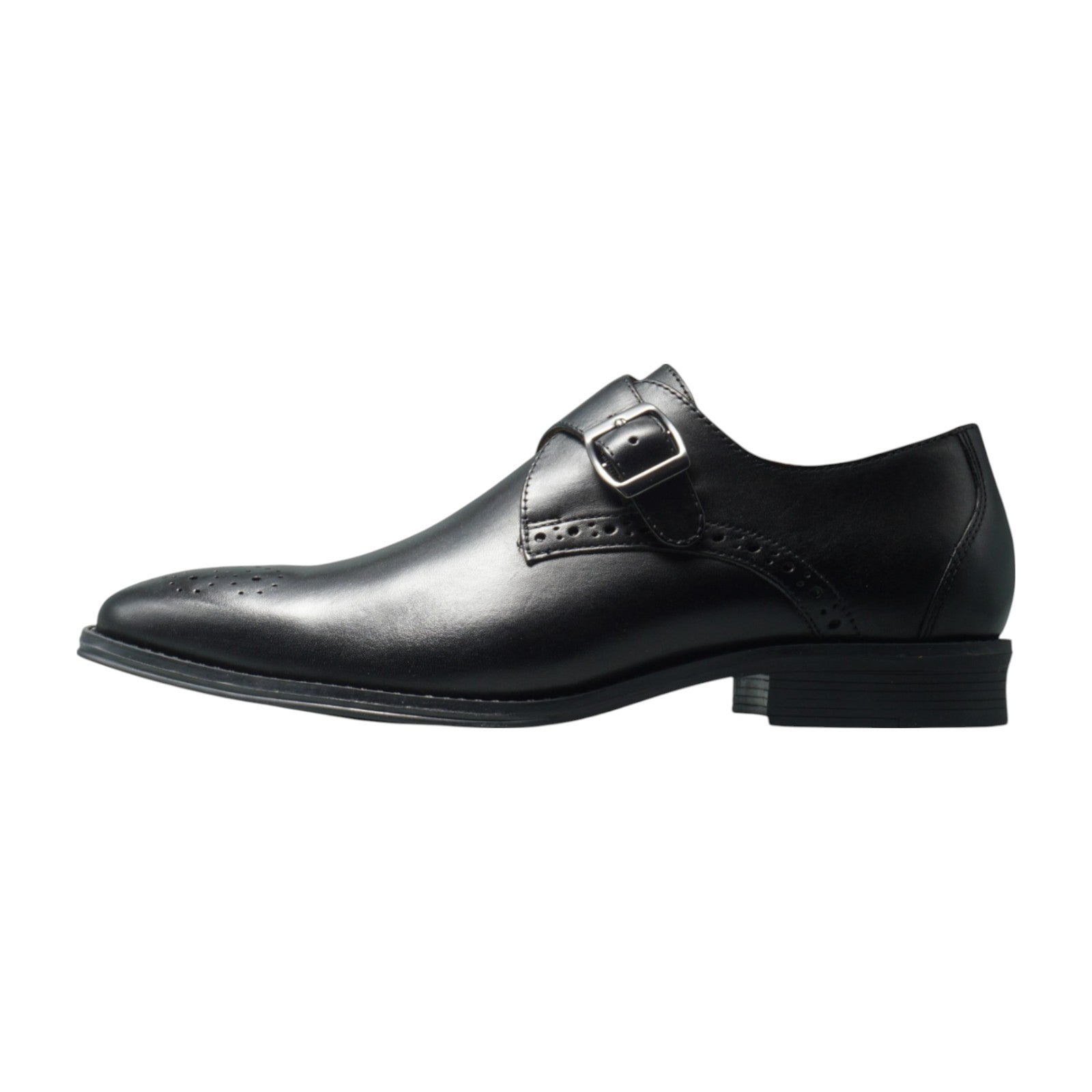 Semi long toe Singlemonk Plane medallion Black